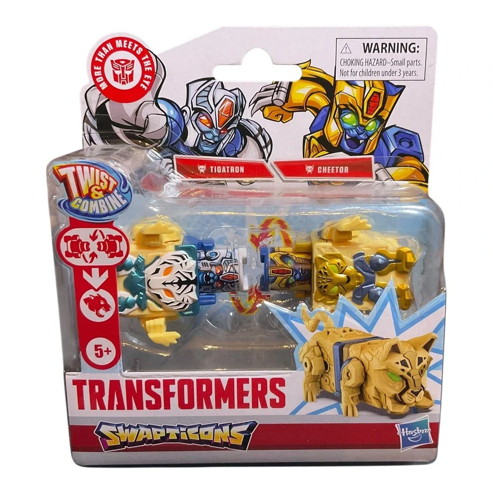 Transformers Swapticons Twist & Combine 6 Pack Lot Optimus Megatron Bumblebee